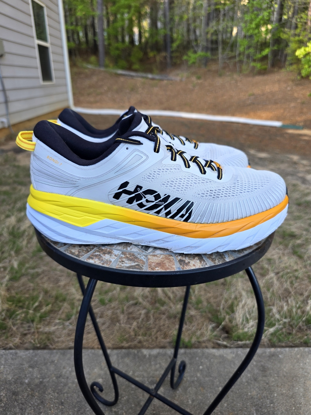 Hoka Bondi 7 1110518 NCRY Nimbus Cloud  Running Shoes Sneakers Men's Size 11.5